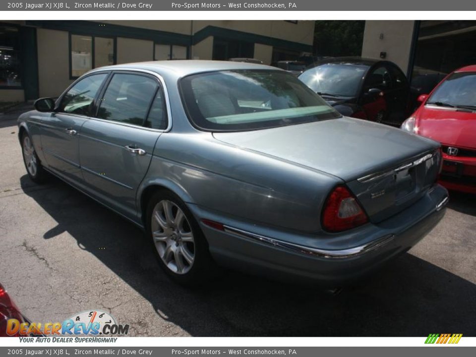 2005 Jaguar XJ XJ8 L Zircon Metallic / Dove Grey Photo #8
