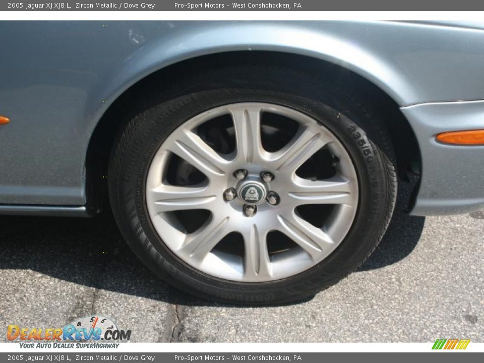 2005 Jaguar XJ XJ8 L Zircon Metallic / Dove Grey Photo #14