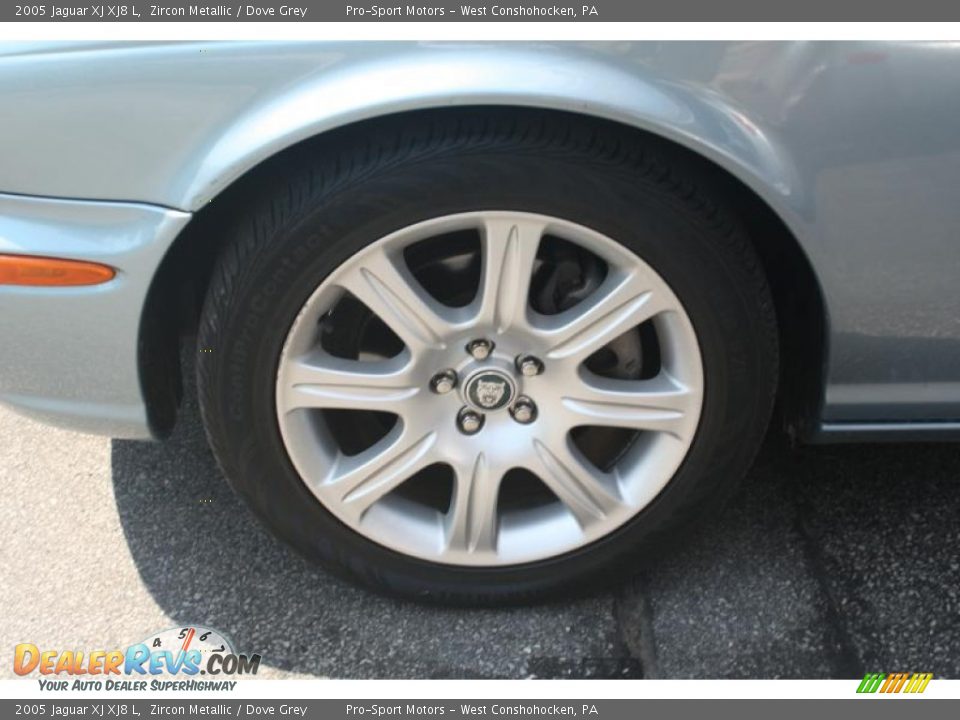 2005 Jaguar XJ XJ8 L Zircon Metallic / Dove Grey Photo #15
