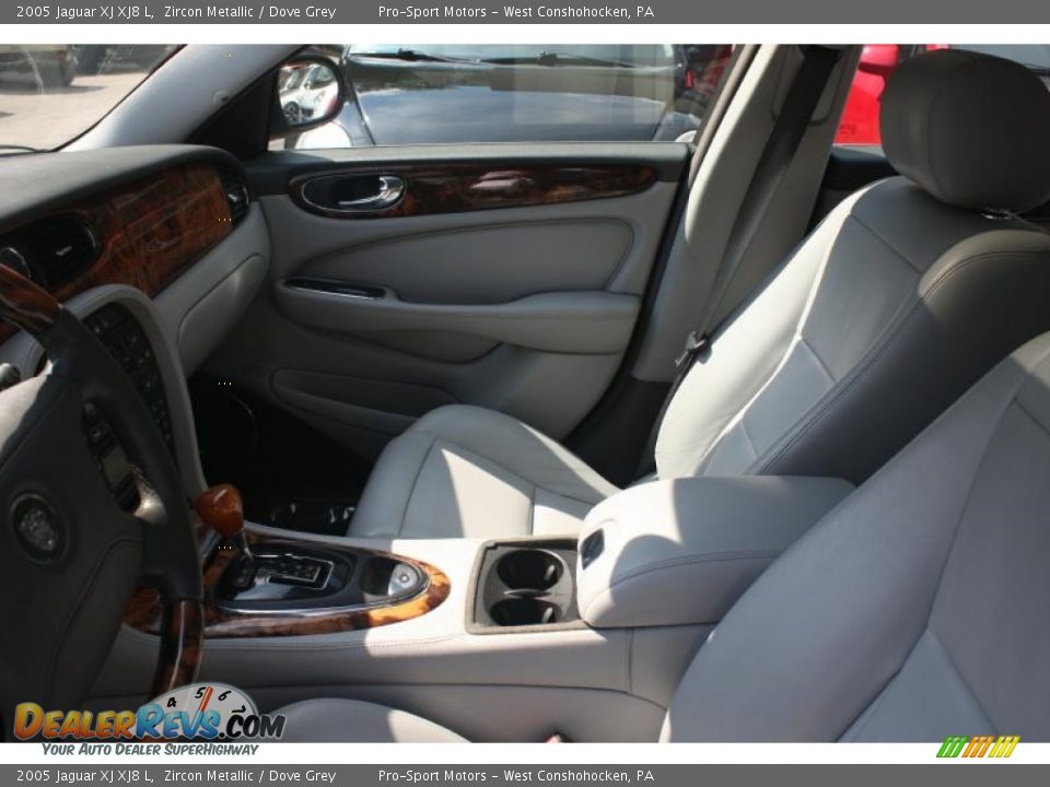 2005 Jaguar XJ XJ8 L Zircon Metallic / Dove Grey Photo #19