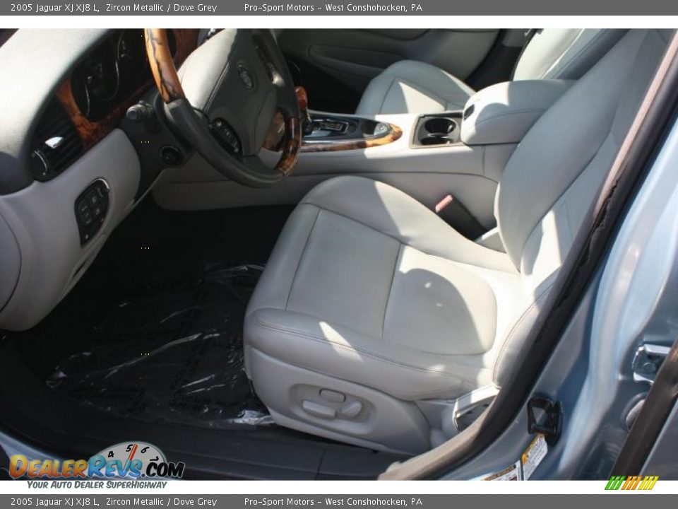 2005 Jaguar XJ XJ8 L Zircon Metallic / Dove Grey Photo #20