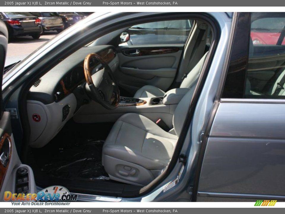 2005 Jaguar XJ XJ8 L Zircon Metallic / Dove Grey Photo #21