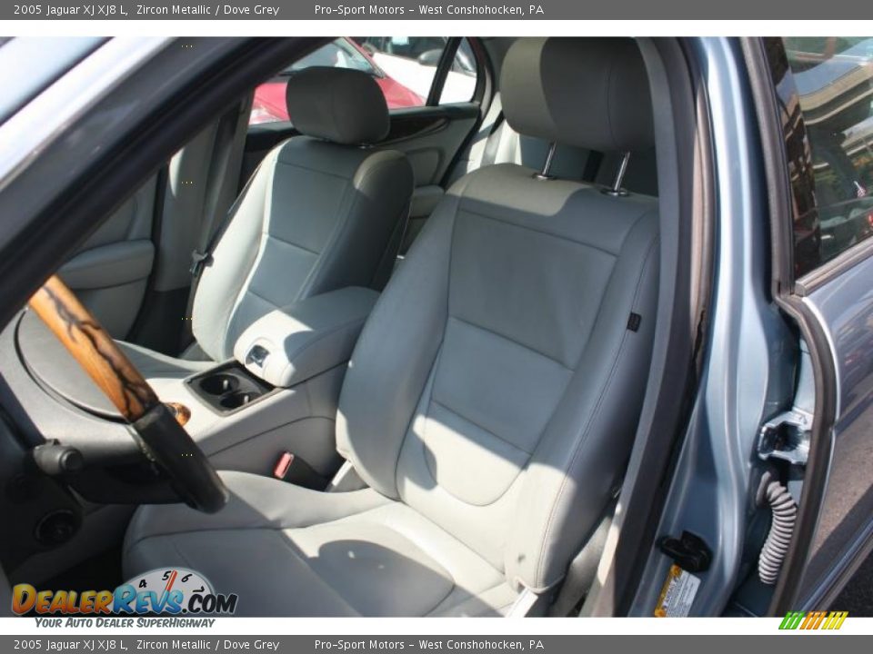 2005 Jaguar XJ XJ8 L Zircon Metallic / Dove Grey Photo #26