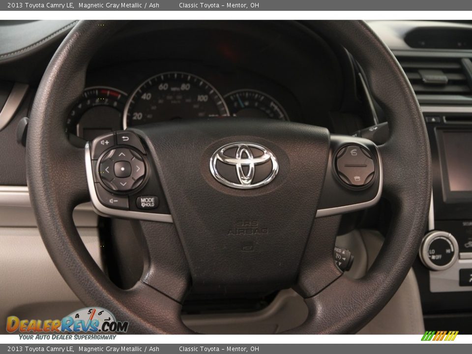 2013 Toyota Camry LE Magnetic Gray Metallic / Ash Photo #6
