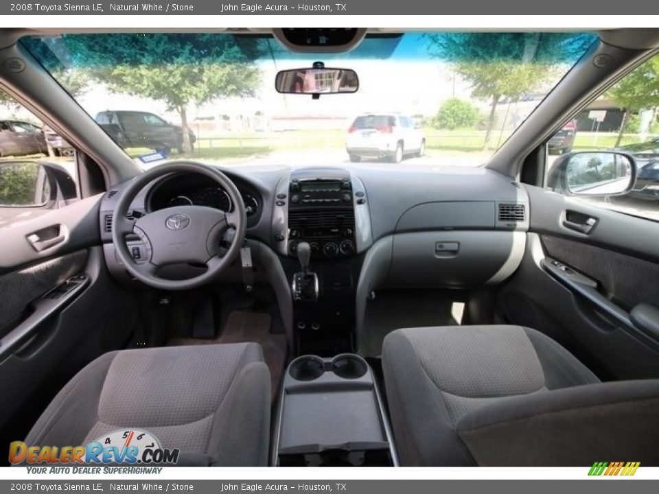 2008 Toyota Sienna LE Natural White / Stone Photo #9