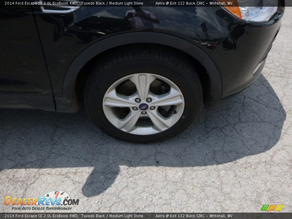 2014 Ford Escape SE 2.0L EcoBoost 4WD Tuxedo Black / Medium Light Stone Photo #2