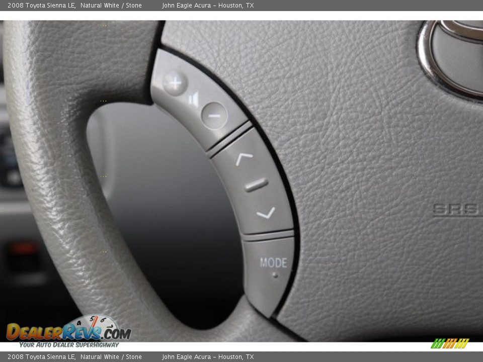 2008 Toyota Sienna LE Natural White / Stone Photo #34