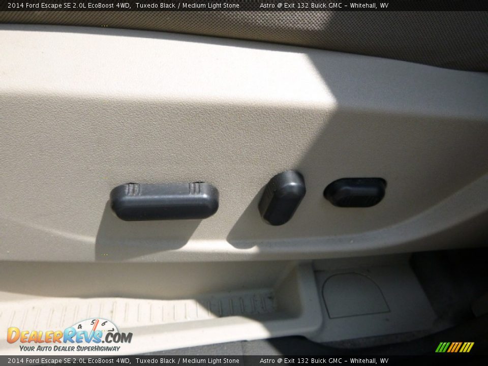 2014 Ford Escape SE 2.0L EcoBoost 4WD Tuxedo Black / Medium Light Stone Photo #14