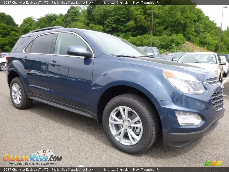 2017 Chevrolet Equinox LT AWD Patriot Blue Metallic / Jet Black Photo #3