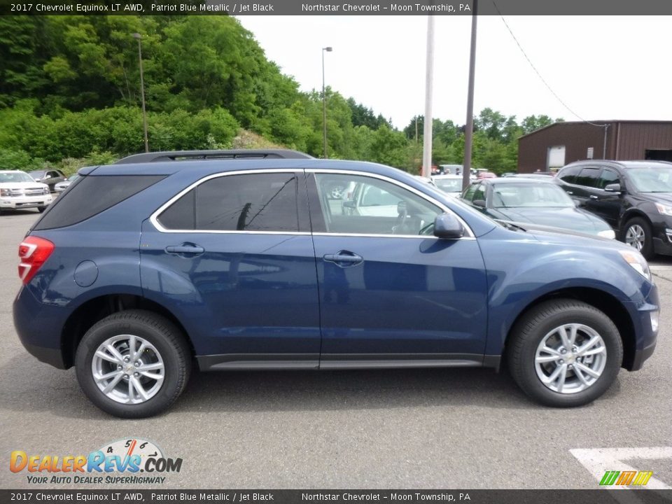 2017 Chevrolet Equinox LT AWD Patriot Blue Metallic / Jet Black Photo #4