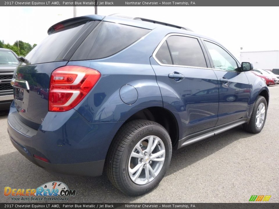 2017 Chevrolet Equinox LT AWD Patriot Blue Metallic / Jet Black Photo #5