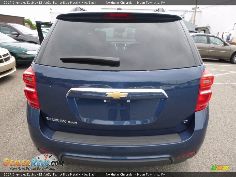 2017 Chevrolet Equinox LT AWD Patriot Blue Metallic / Jet Black Photo #6