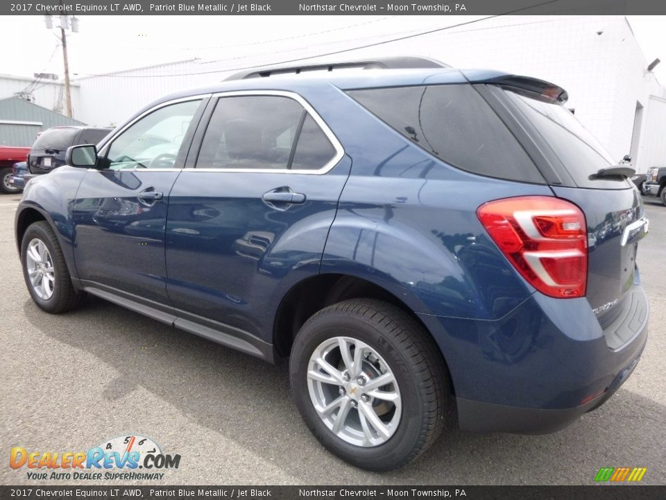 2017 Chevrolet Equinox LT AWD Patriot Blue Metallic / Jet Black Photo #7