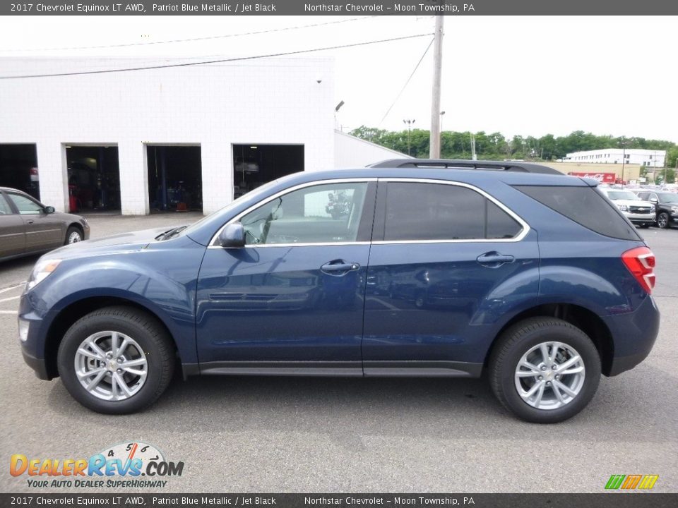 2017 Chevrolet Equinox LT AWD Patriot Blue Metallic / Jet Black Photo #8