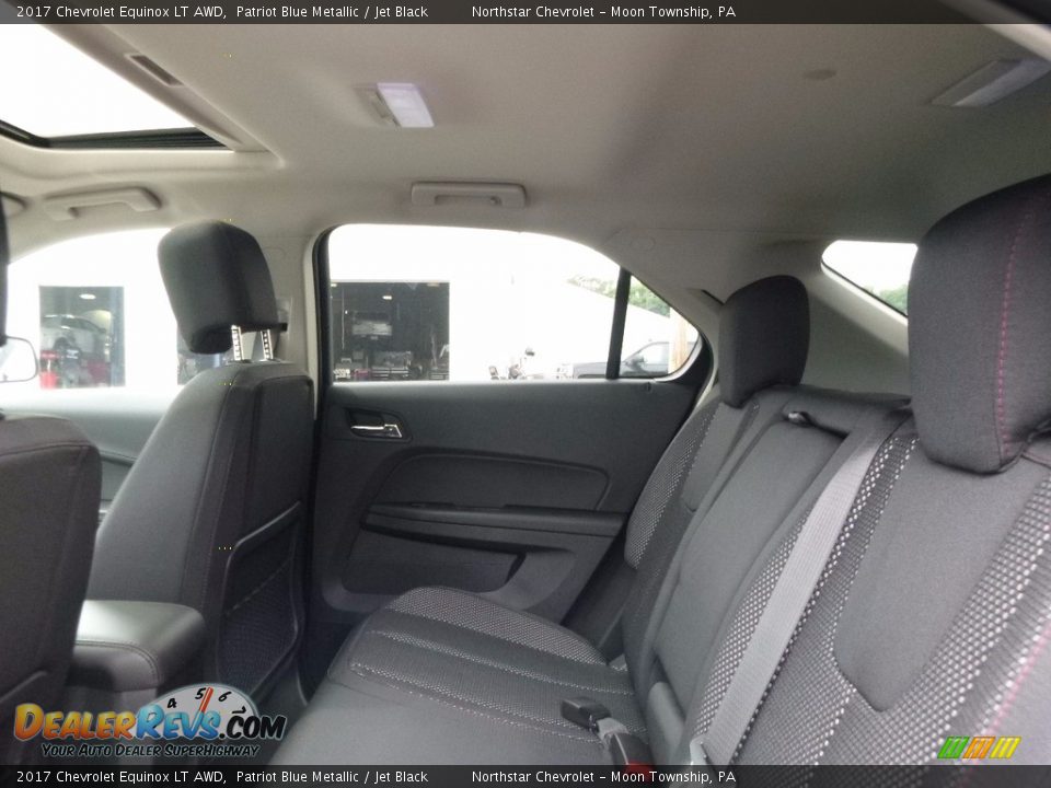 2017 Chevrolet Equinox LT AWD Patriot Blue Metallic / Jet Black Photo #11