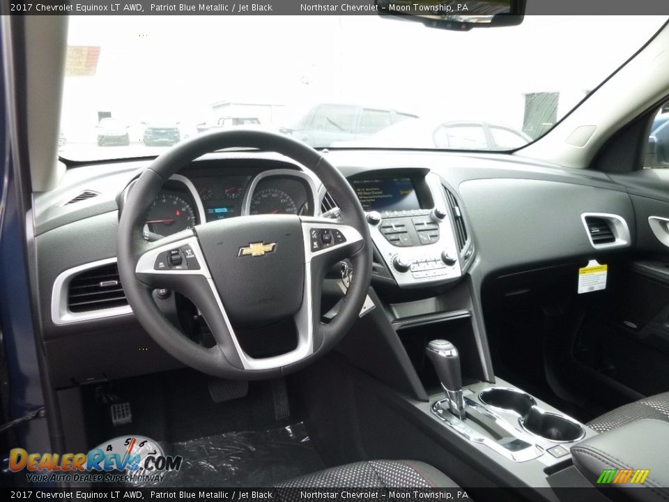2017 Chevrolet Equinox LT AWD Patriot Blue Metallic / Jet Black Photo #12