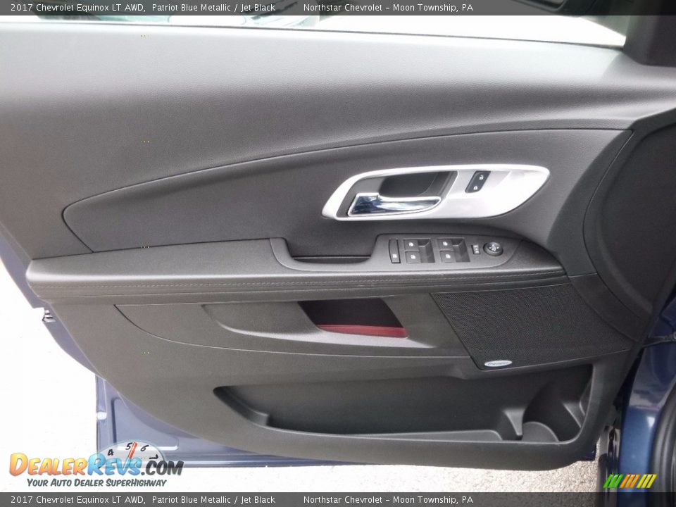 2017 Chevrolet Equinox LT AWD Patriot Blue Metallic / Jet Black Photo #13