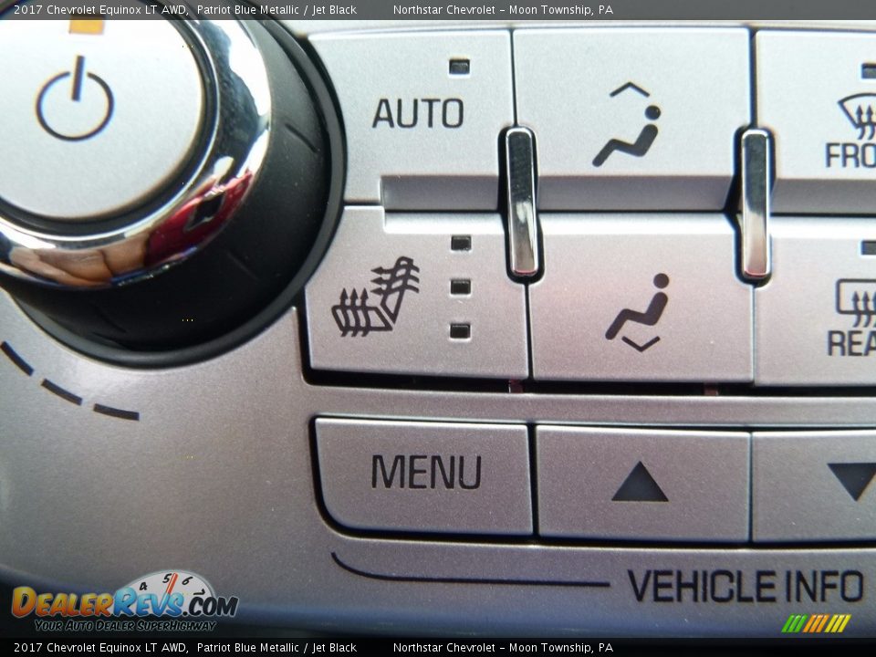 2017 Chevrolet Equinox LT AWD Patriot Blue Metallic / Jet Black Photo #16