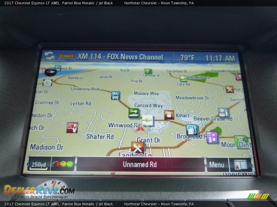 2017 Chevrolet Equinox LT AWD Patriot Blue Metallic / Jet Black Photo #18