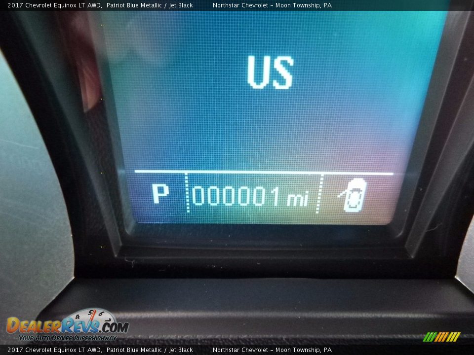 2017 Chevrolet Equinox LT AWD Patriot Blue Metallic / Jet Black Photo #20