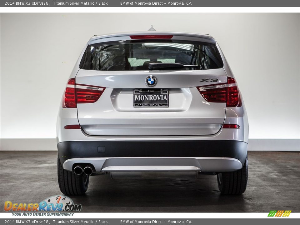 2014 BMW X3 xDrive28i Titanium Silver Metallic / Black Photo #3