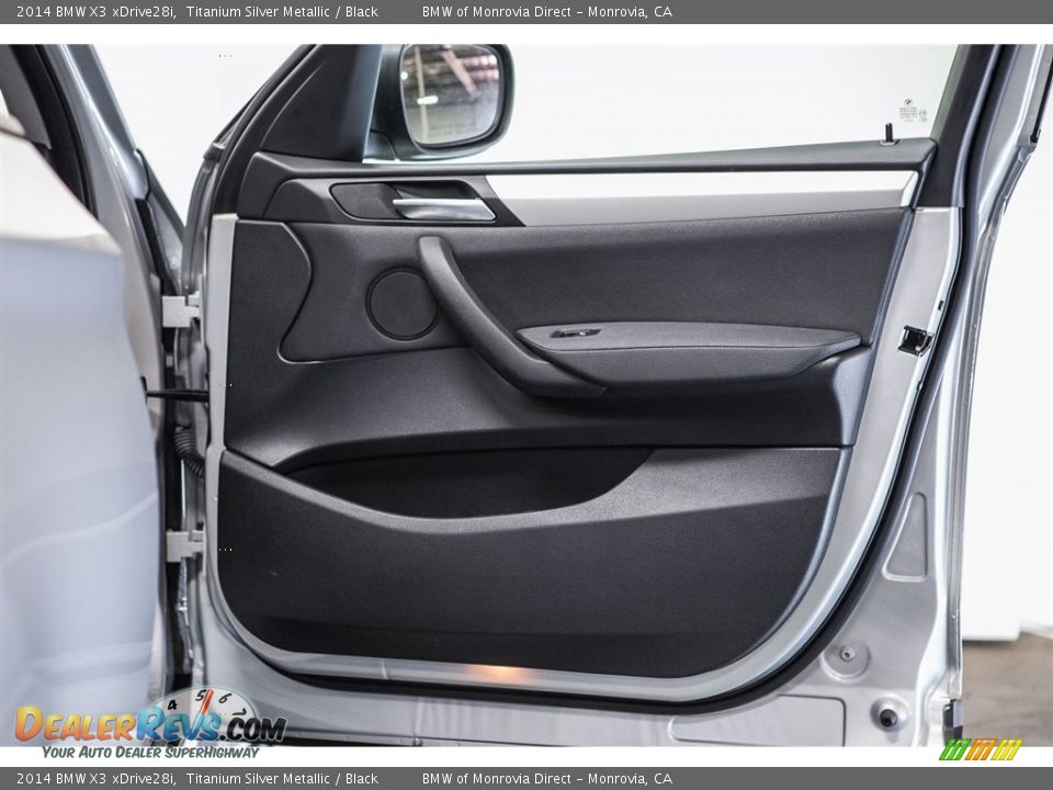 2014 BMW X3 xDrive28i Titanium Silver Metallic / Black Photo #25