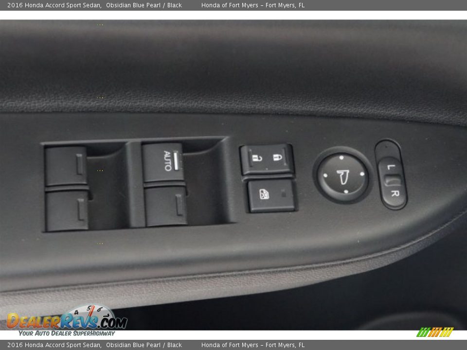2016 Honda Accord Sport Sedan Obsidian Blue Pearl / Black Photo #7