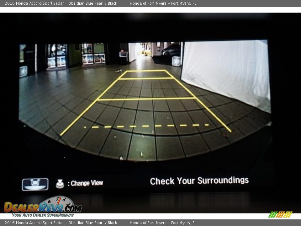 2016 Honda Accord Sport Sedan Obsidian Blue Pearl / Black Photo #17
