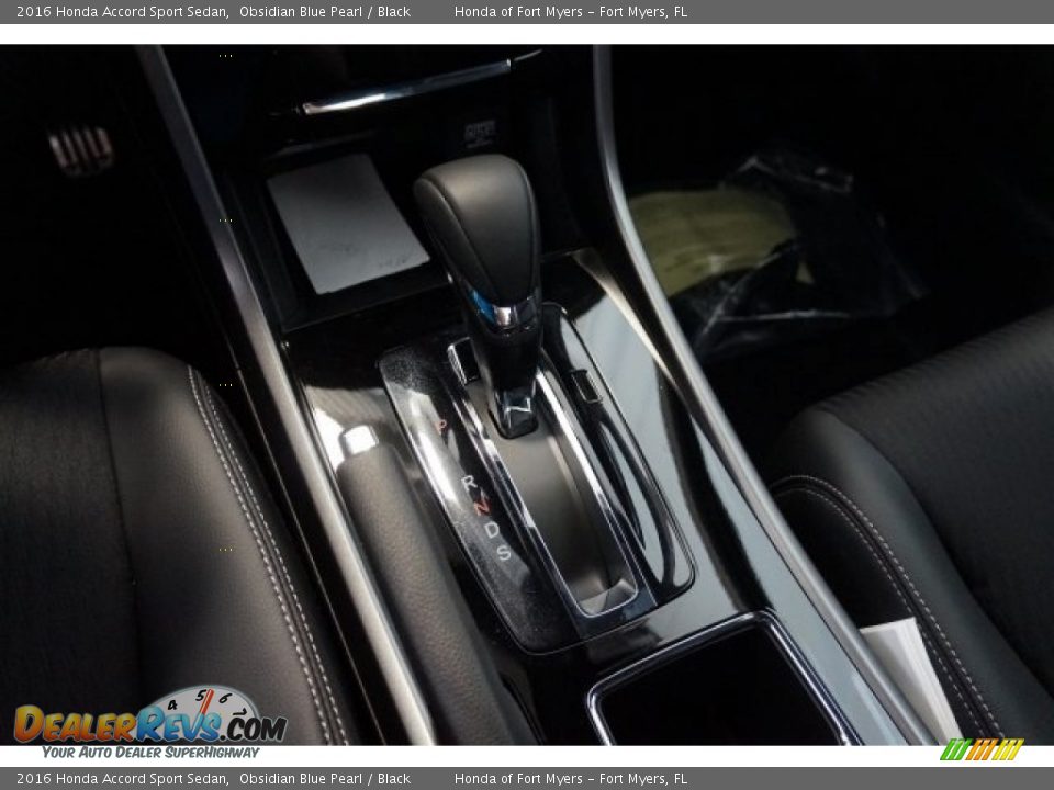 2016 Honda Accord Sport Sedan Obsidian Blue Pearl / Black Photo #20