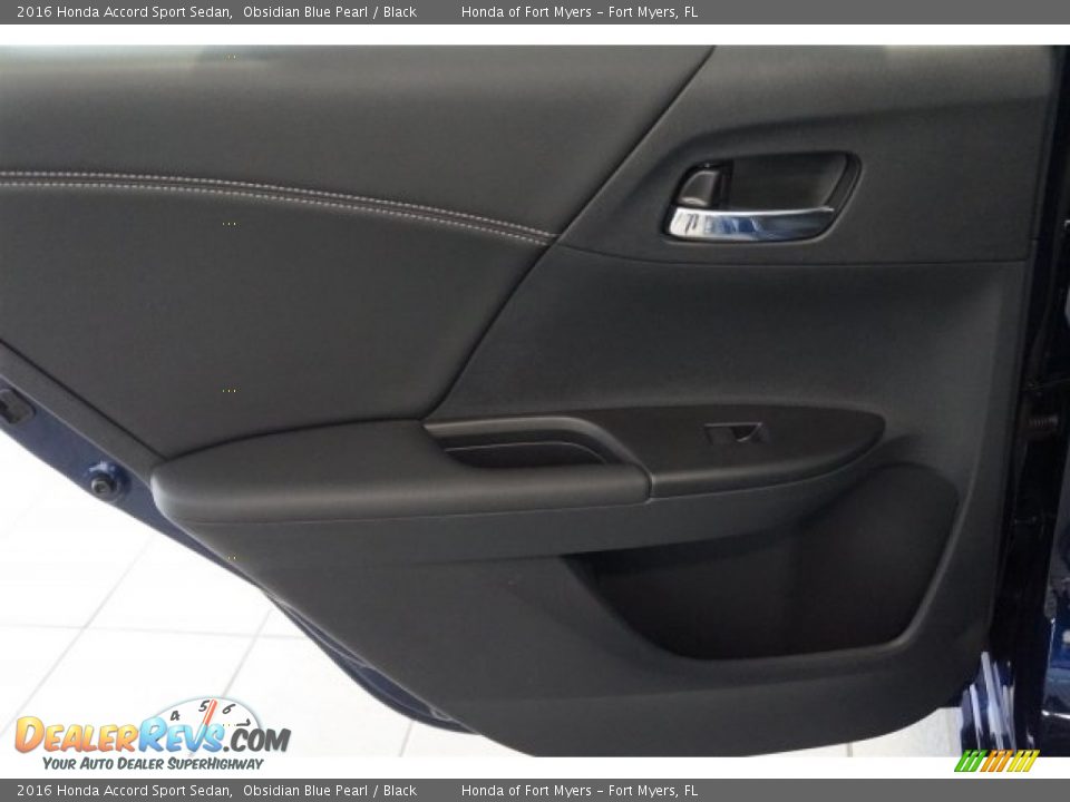 2016 Honda Accord Sport Sedan Obsidian Blue Pearl / Black Photo #21