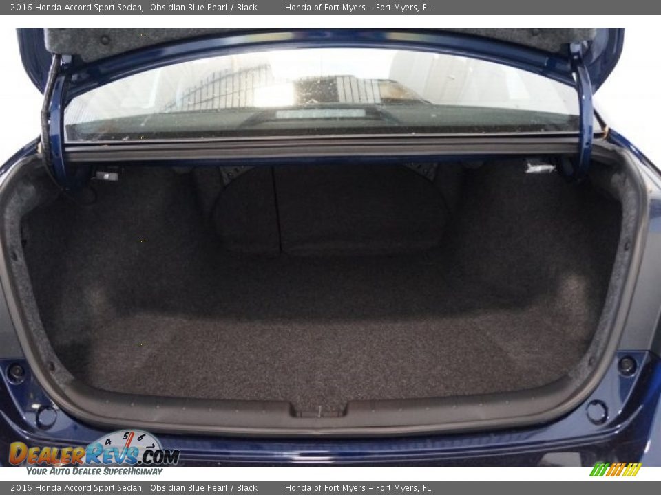 2016 Honda Accord Sport Sedan Obsidian Blue Pearl / Black Photo #23