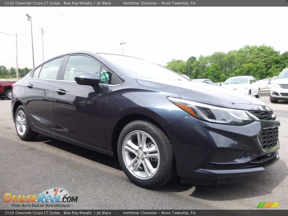 2016 Chevrolet Cruze LT Sedan Blue Ray Metallic / Jet Black Photo #3