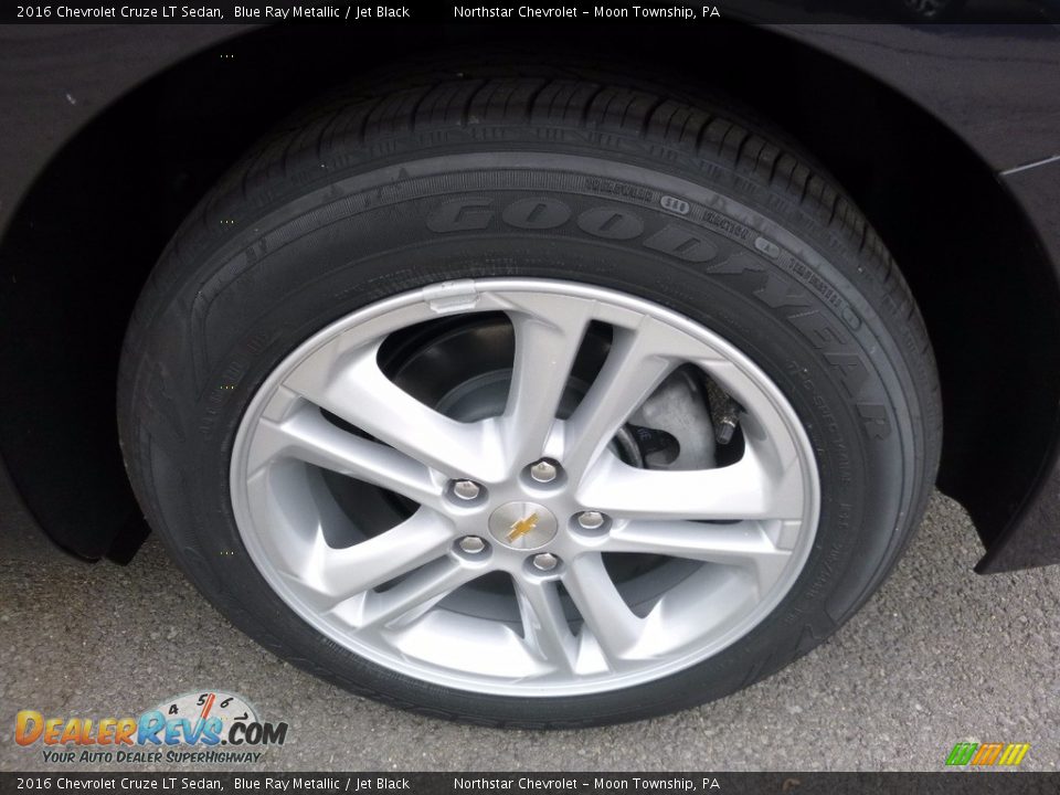 2016 Chevrolet Cruze LT Sedan Blue Ray Metallic / Jet Black Photo #10