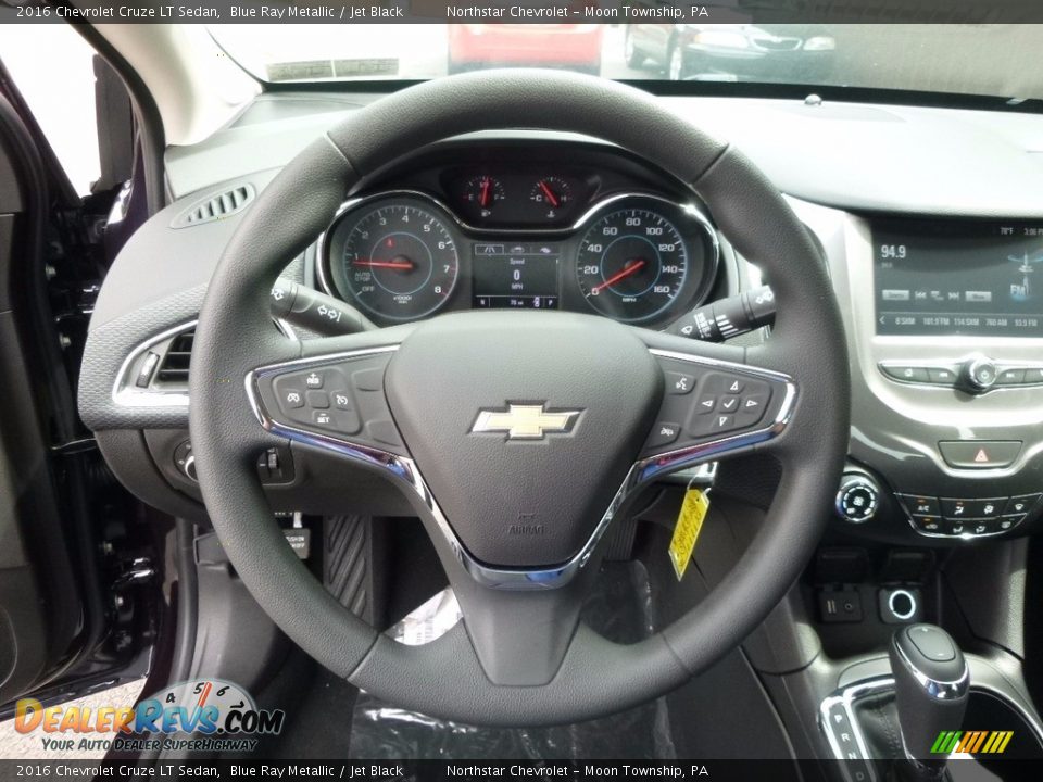2016 Chevrolet Cruze LT Sedan Blue Ray Metallic / Jet Black Photo #16