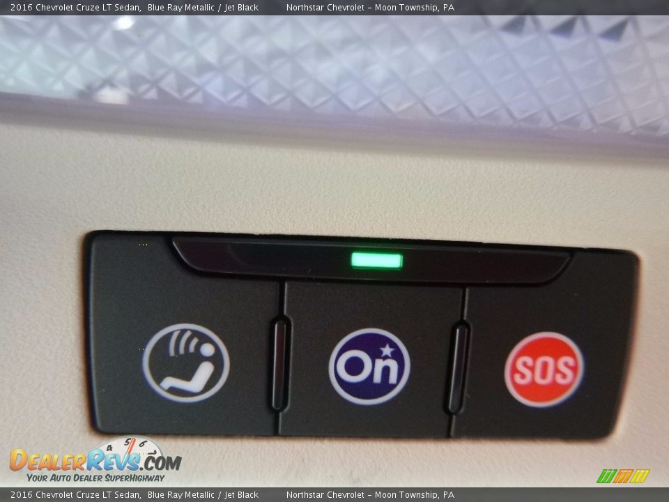 2016 Chevrolet Cruze LT Sedan Blue Ray Metallic / Jet Black Photo #19