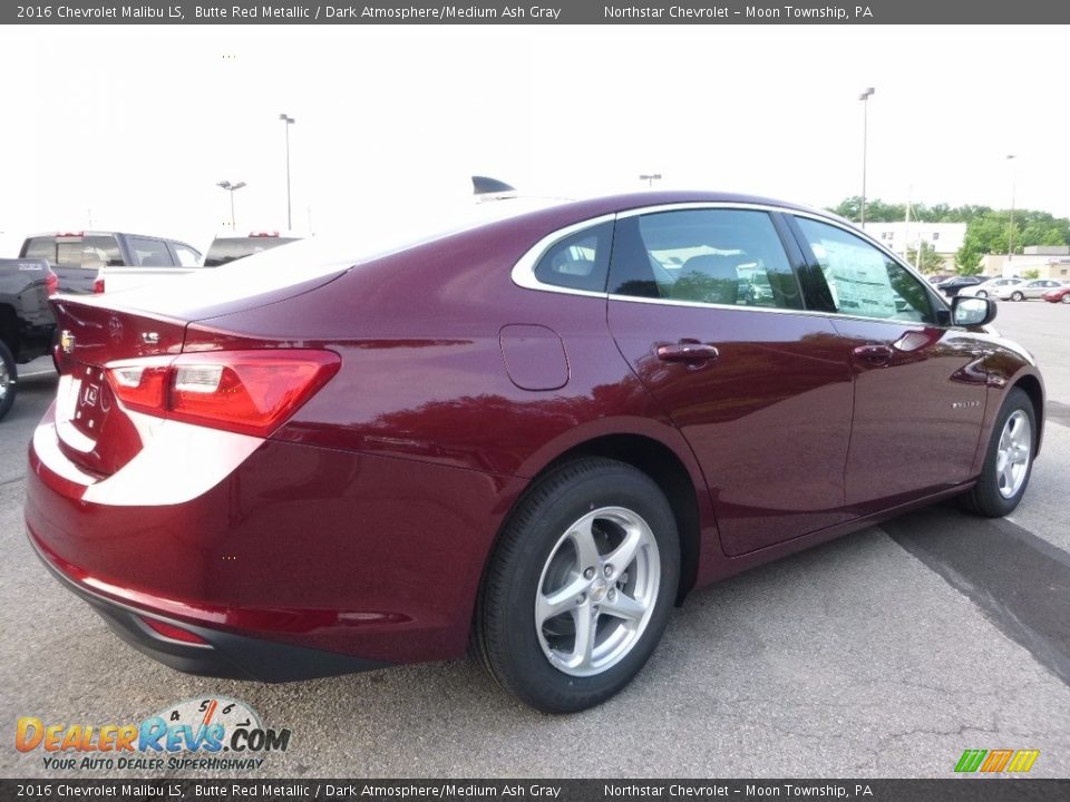 2016 Chevrolet Malibu LS Butte Red Metallic / Dark Atmosphere/Medium Ash Gray Photo #7