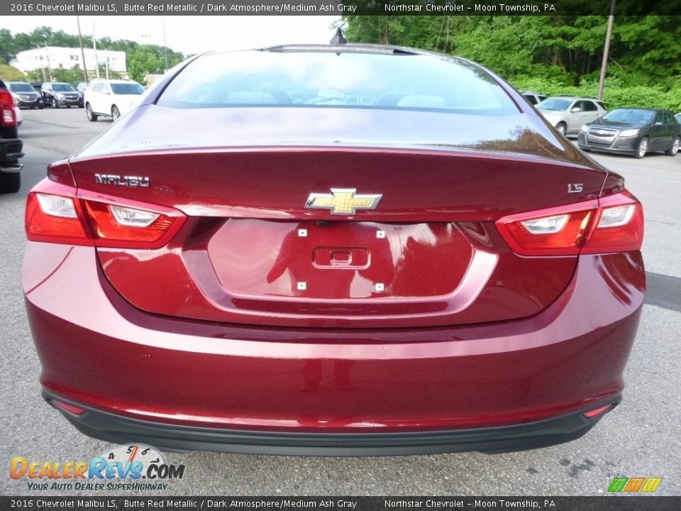 2016 Chevrolet Malibu LS Butte Red Metallic / Dark Atmosphere/Medium Ash Gray Photo #8