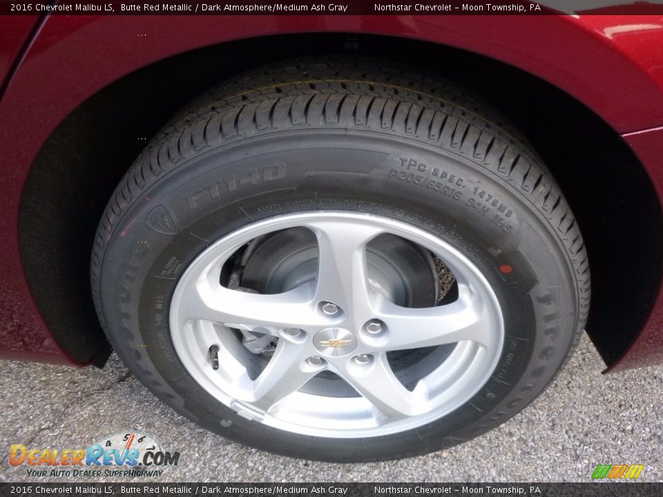 2016 Chevrolet Malibu LS Butte Red Metallic / Dark Atmosphere/Medium Ash Gray Photo #11