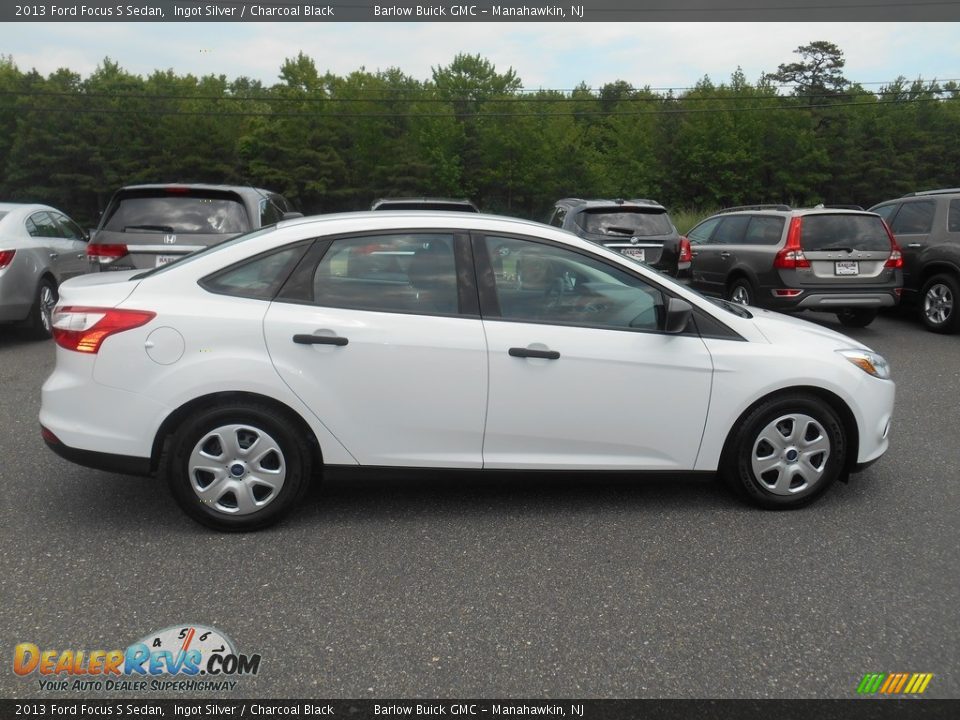 2013 Ford Focus S Sedan Ingot Silver / Charcoal Black Photo #2
