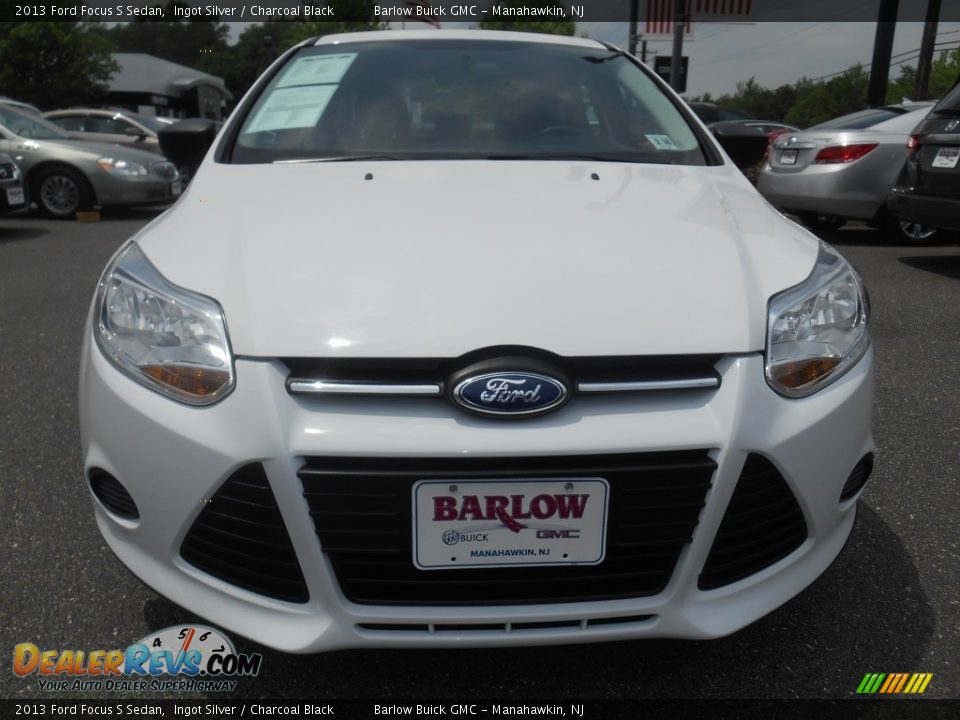 2013 Ford Focus S Sedan Ingot Silver / Charcoal Black Photo #5