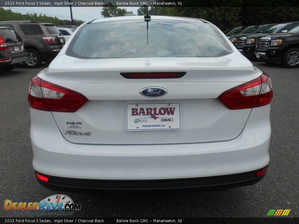 2013 Ford Focus S Sedan Ingot Silver / Charcoal Black Photo #6