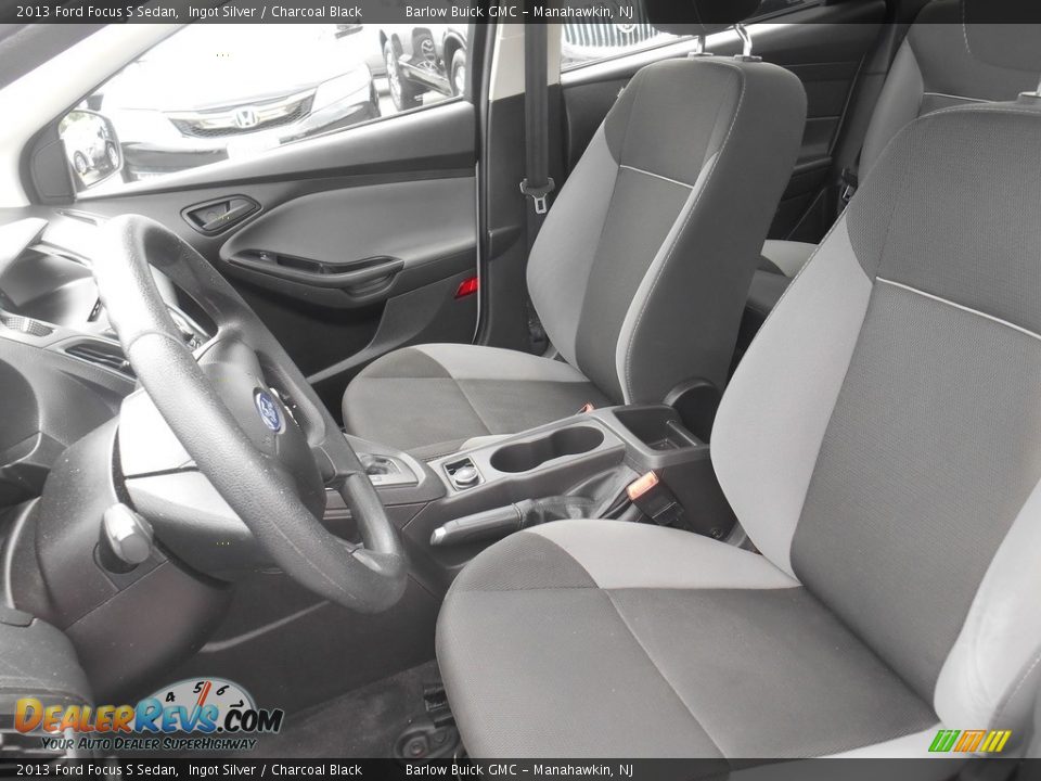 2013 Ford Focus S Sedan Ingot Silver / Charcoal Black Photo #9