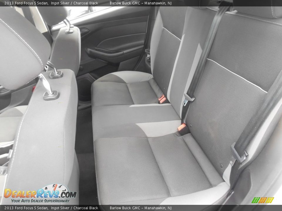 2013 Ford Focus S Sedan Ingot Silver / Charcoal Black Photo #10