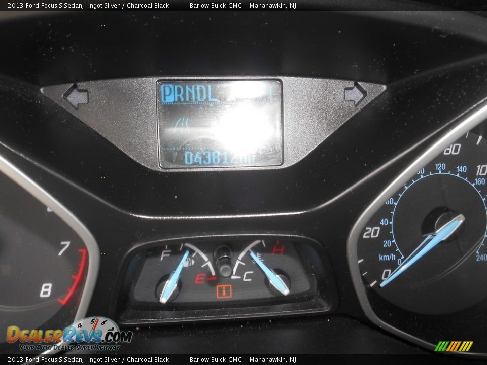 2013 Ford Focus S Sedan Ingot Silver / Charcoal Black Photo #15