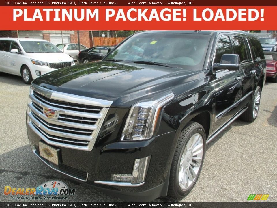2016 Cadillac Escalade ESV Platinum 4WD Black Raven / Jet Black Photo #1