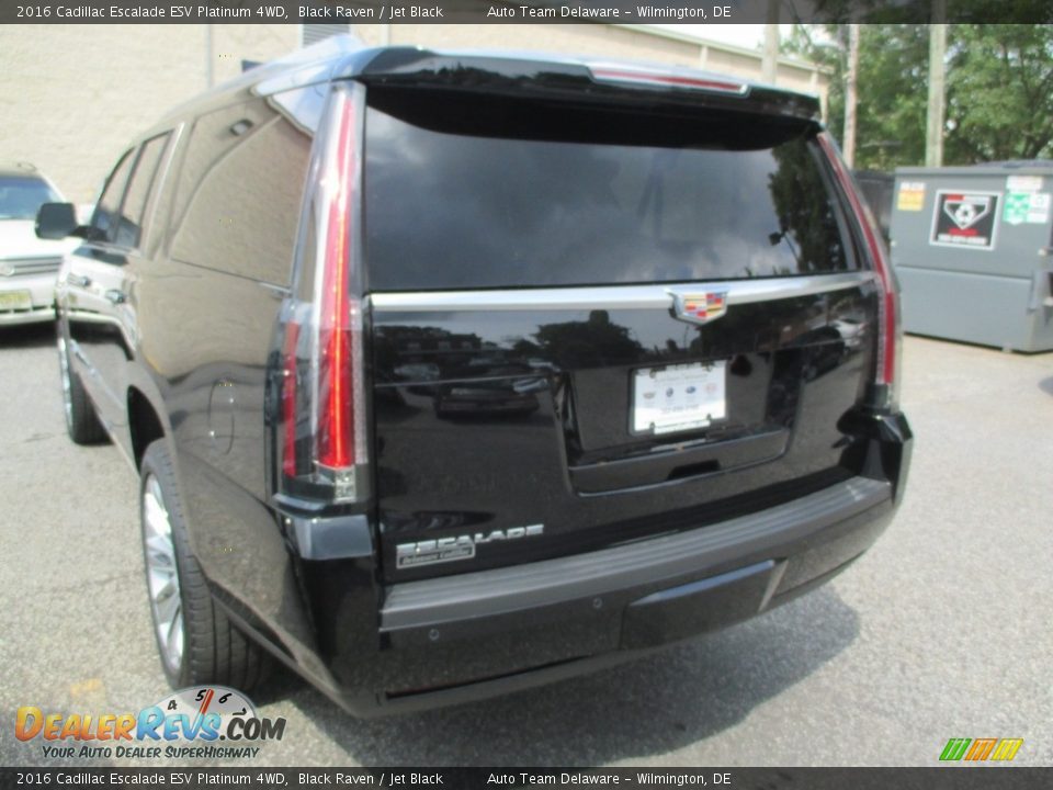 2016 Cadillac Escalade ESV Platinum 4WD Black Raven / Jet Black Photo #5