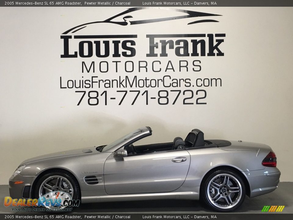 2005 Mercedes-Benz SL 65 AMG Roadster Pewter Metallic / Charcoal Photo #1