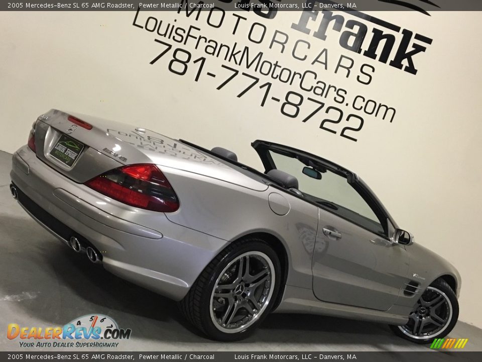 2005 Mercedes-Benz SL 65 AMG Roadster Pewter Metallic / Charcoal Photo #5