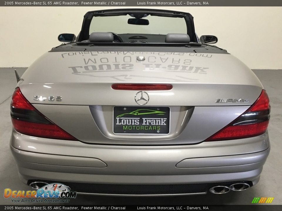 2005 Mercedes-Benz SL 65 AMG Roadster Pewter Metallic / Charcoal Photo #8