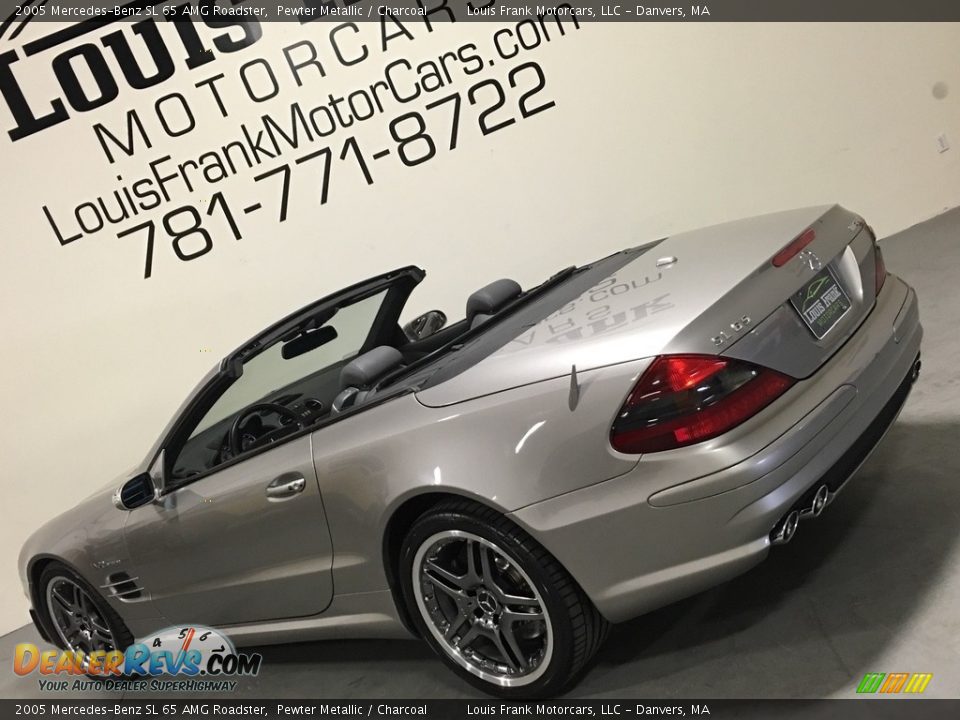 2005 Mercedes-Benz SL 65 AMG Roadster Pewter Metallic / Charcoal Photo #11